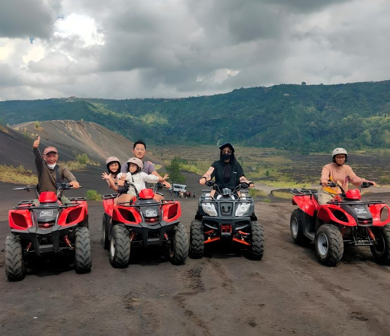 Kintamani Pine Tree ATV Quad Bike With AKASA Kintamani Sunrise Cafe, Kintamani, Bali