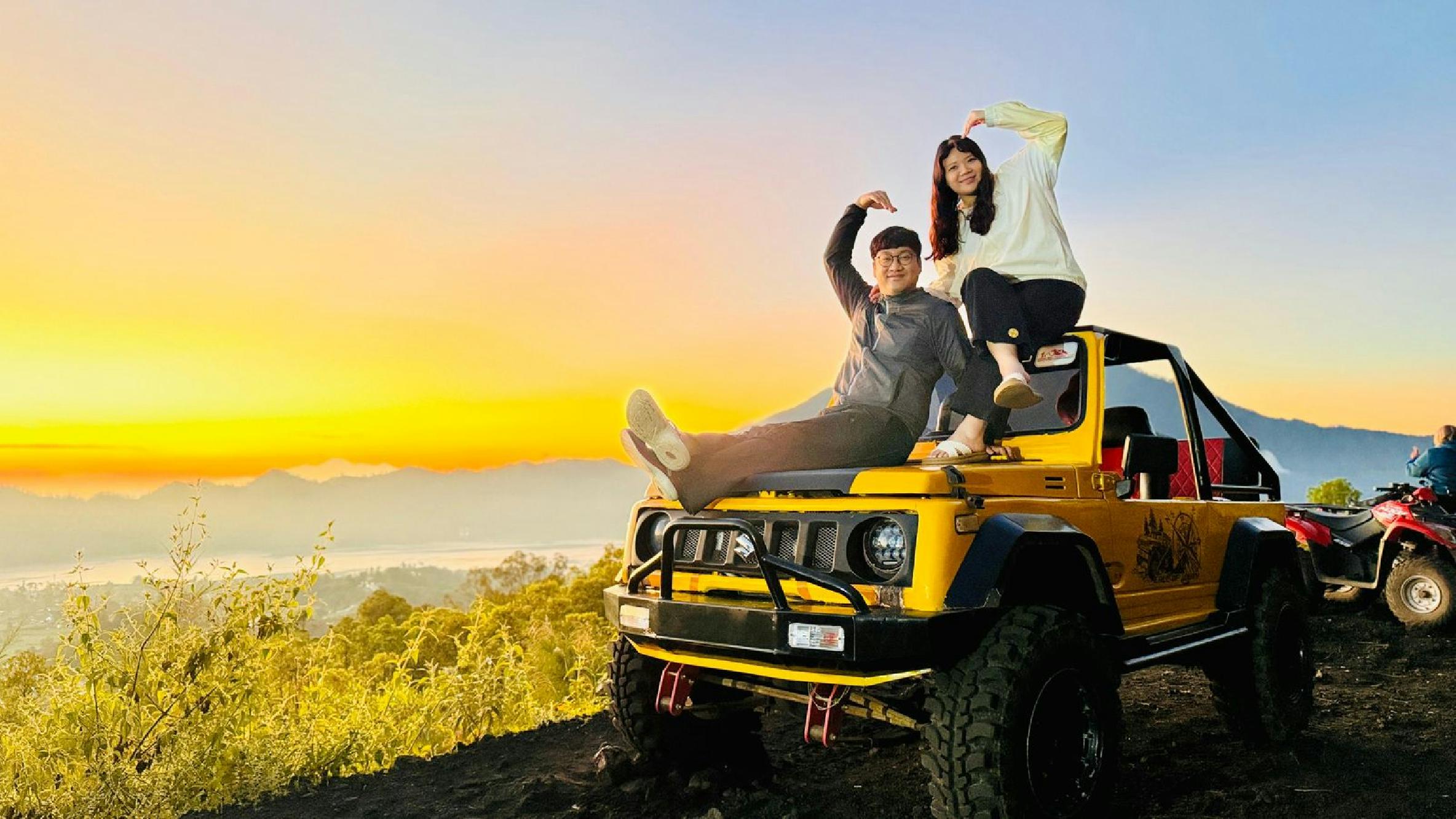 Mount Batur Jeep Sunrise & Ubud Private Full-Day Tour