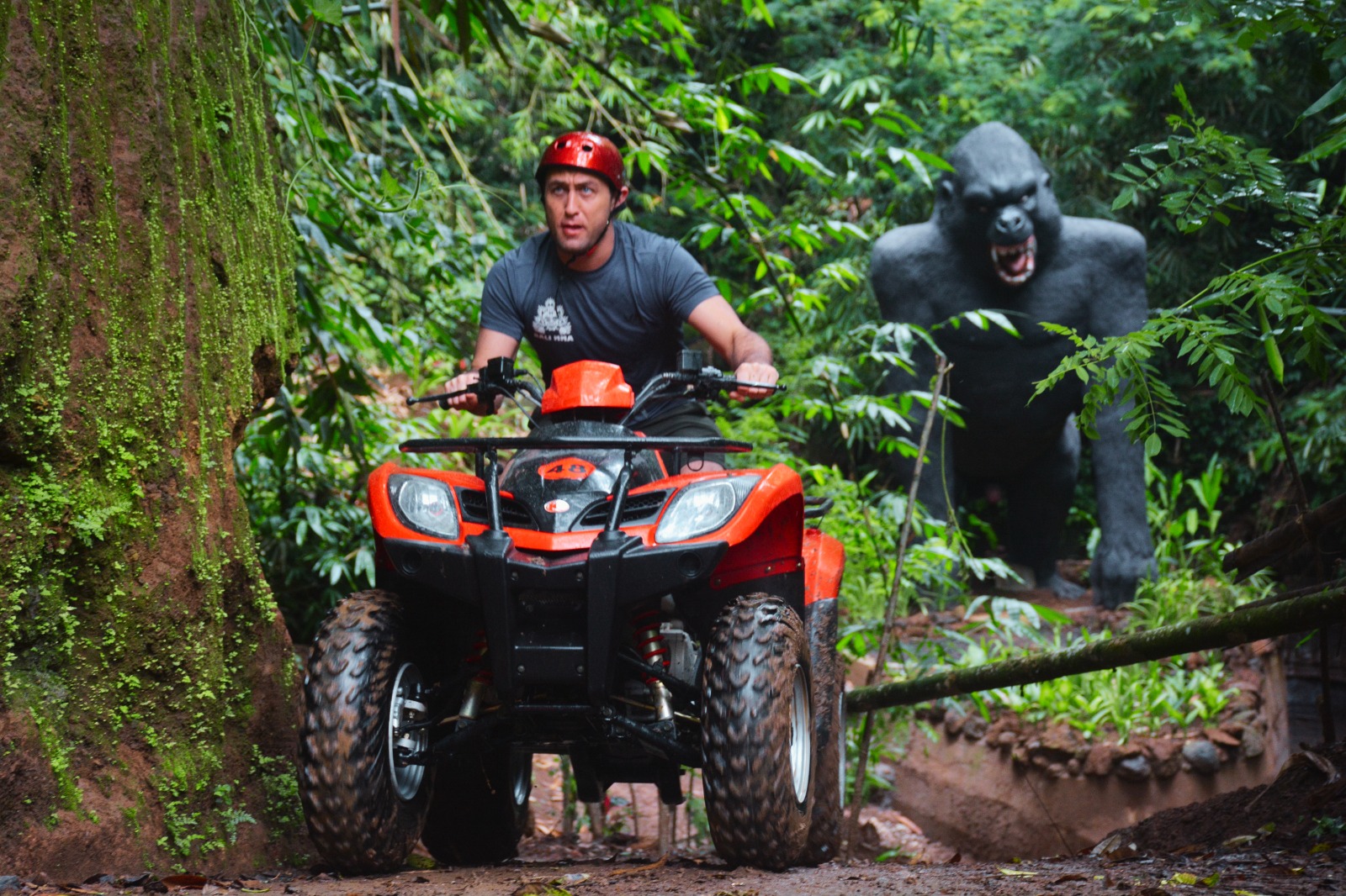 ATV Ride Adventure, White Water Rafting, and Swing in Bali