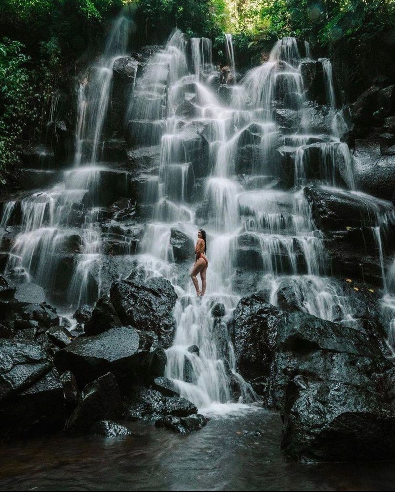 Ubud Waterfalls, Water Temple & Rice Terraces Private Tour