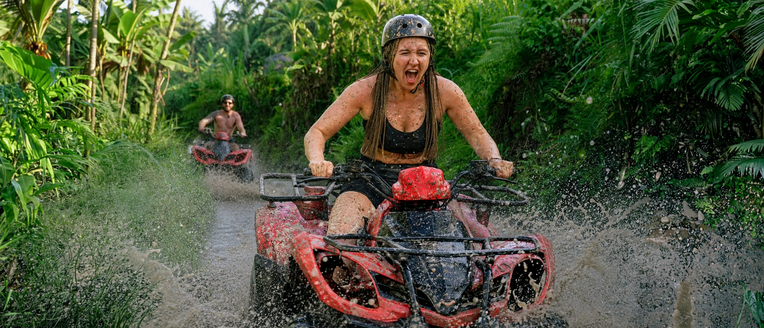 Ubud ATV Quad Bike Ride: Jungle, River & Tunnel by Alamelu Bali ATV