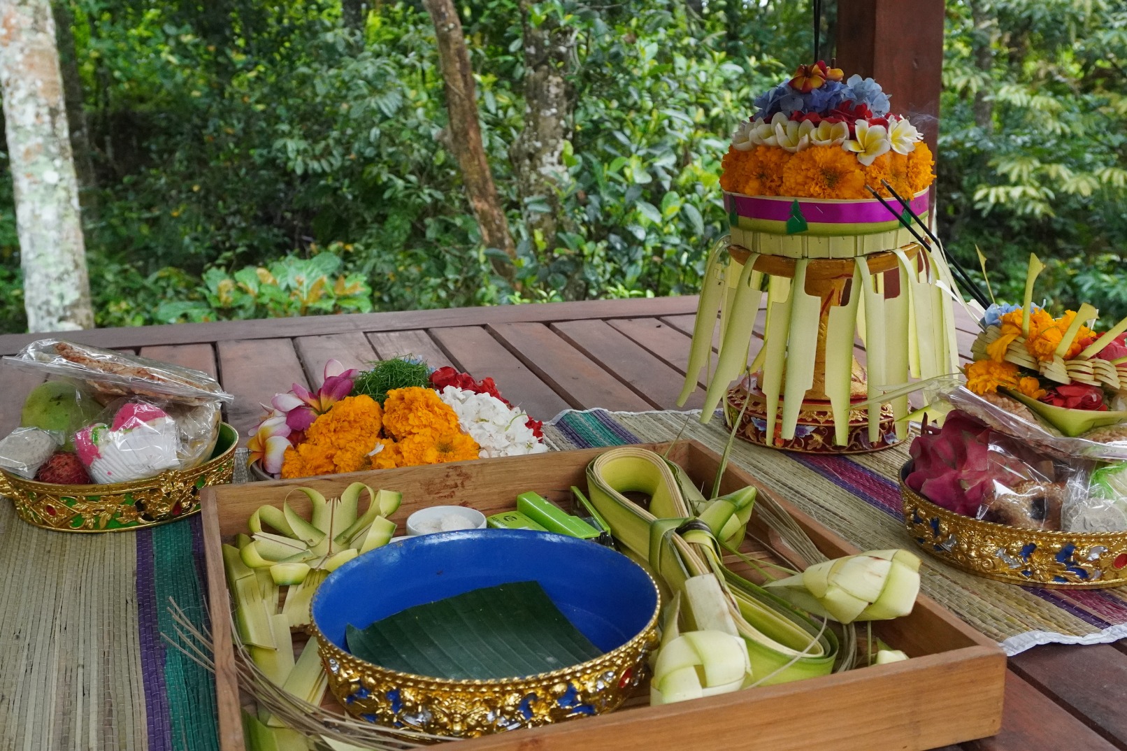 Bali Experience: Offerings, Dance, Rindik Music & Water Blessing