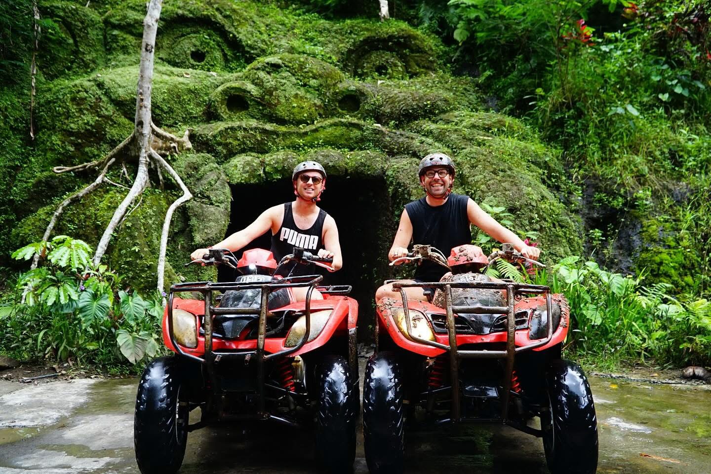 Ulu Petanu Waterfall Adventure with ATV & Rafting Activities in Bali